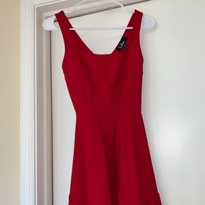 Semi-formal dress - deep red